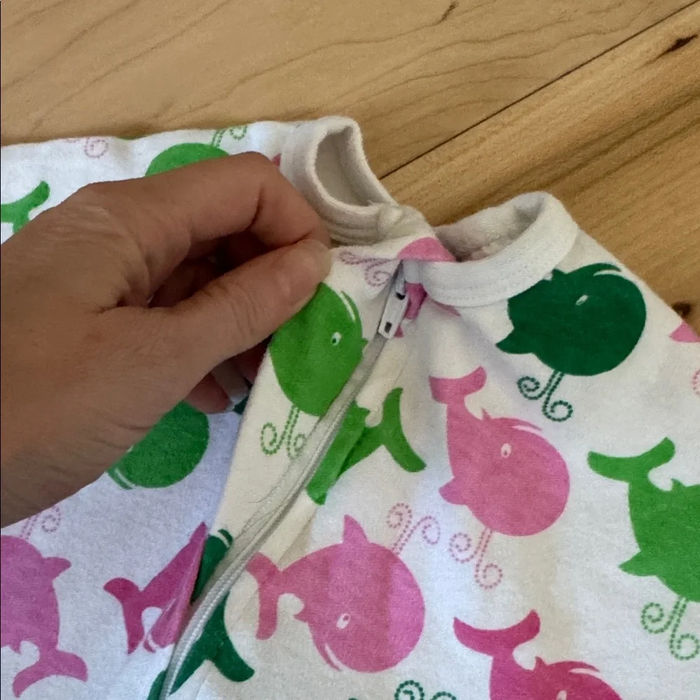 Zipadee Zip Whale Sleeping Baby Swaddle Size M‎